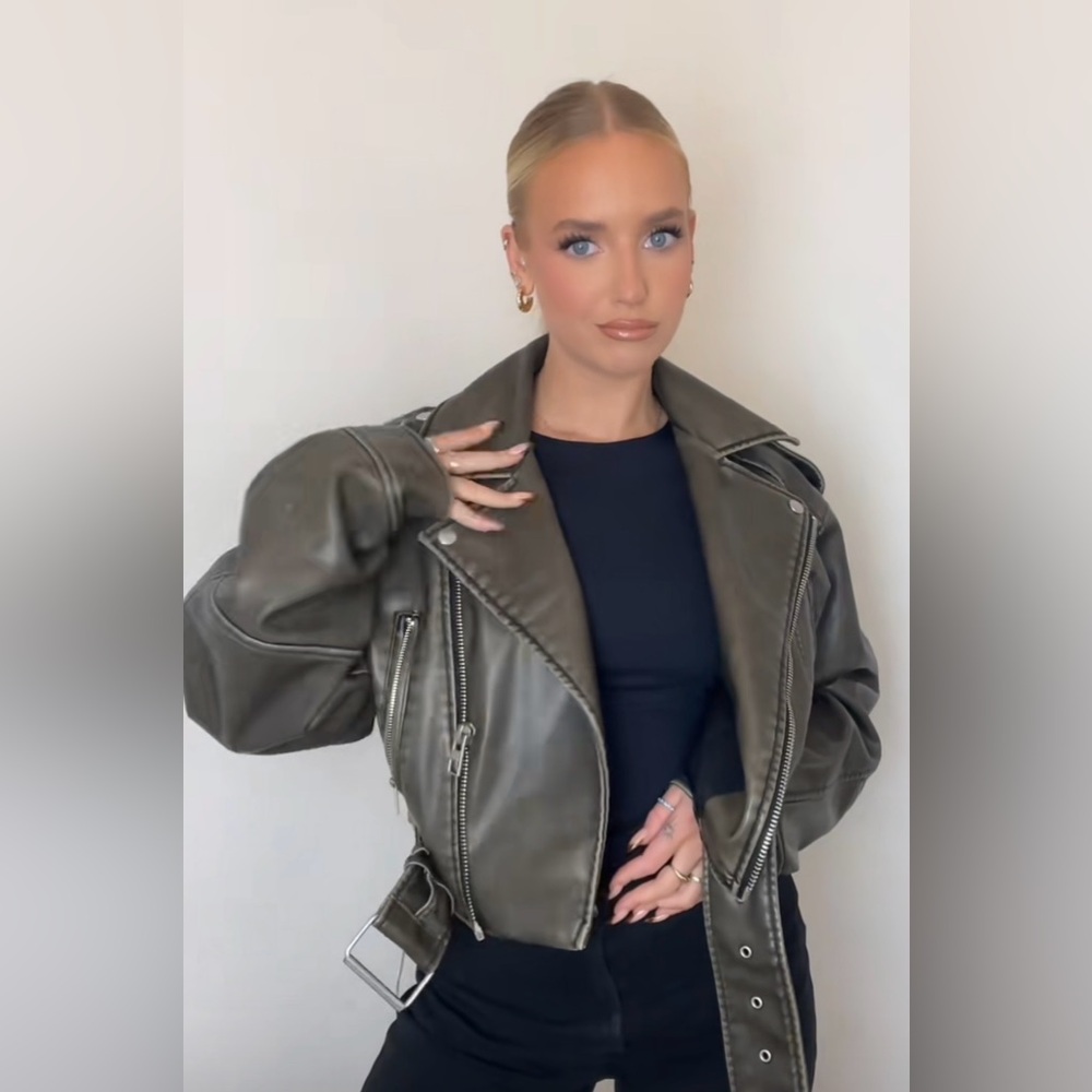 Viral Zara Leather Jacket